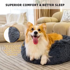 Fluffy Dog Bed Perfect for Anxiety