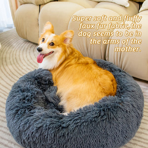 Fluffy Dog Bed Perfect for Anxiety